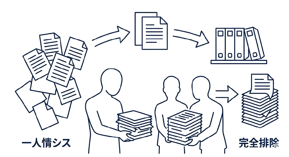 属人化の完全排除