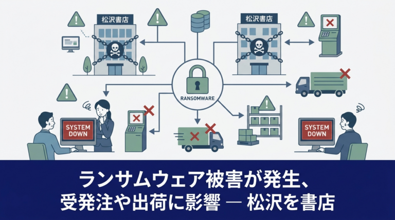 ランサムウェア被害が発生、受発注や出荷に影響 — 松沢書店