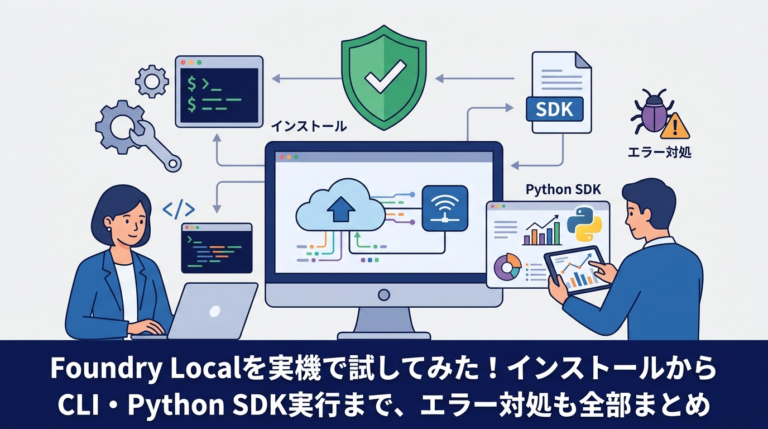 Foundry Localを実機で試してみた！インストールからCLI・Python SDK実行まで、エラー対処も全部まとめ