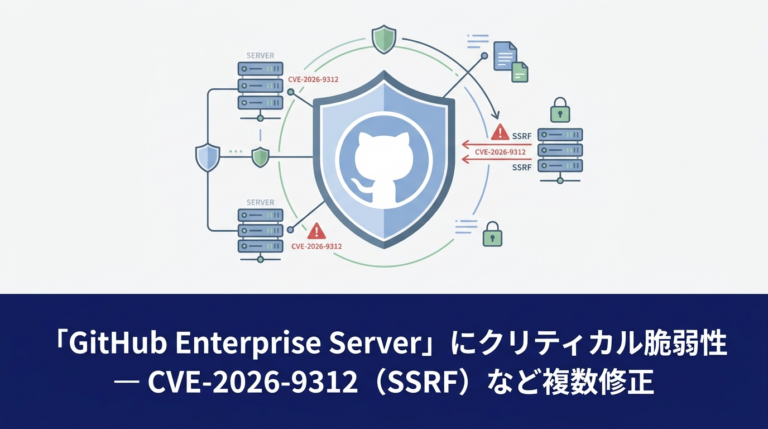 「GitHub Enterprise Server」にクリティカル脆弱性 — CVE-2026-9312（SSRF）など複数修正