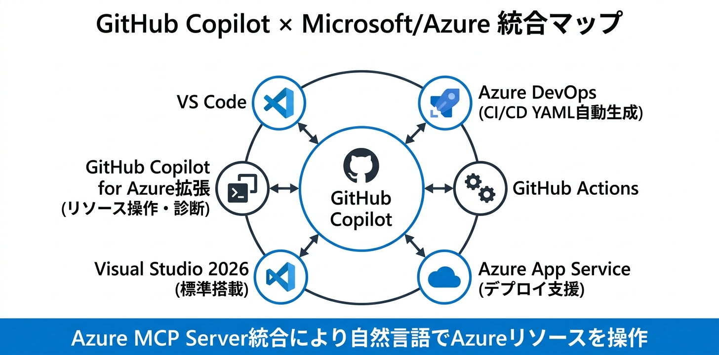 GitHub CopilotとMicrosoft/Azure環境の統合