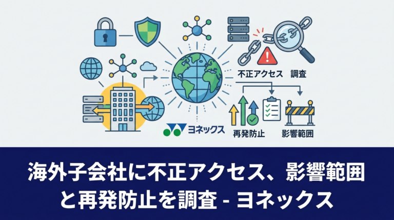 海外子会社に不正アクセス、影響範囲と再発防止を調査 – ヨネックス