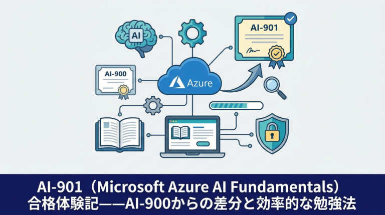AI-901（Microsoft Azure AI Fundamentals）合格体験記——AI-900からの差分と効率的な勉強法